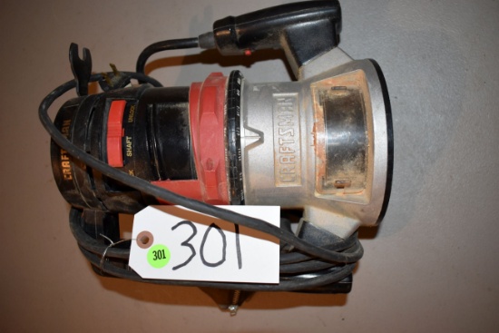 Craftsman 2HP Corded Router, 15000-25000 RPM, Dust Collector, Works