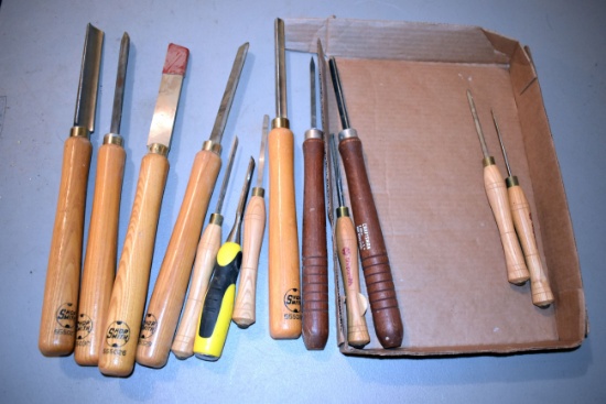 Assortment Of Shop Smith Lathe Tools