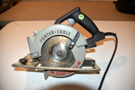 Porter Cable Model 345 Corded Circular Saw, 6", Works