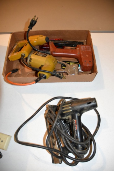 Assortment Of Power Staplers, Hand Staplers, All Power Ones Work