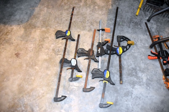 6 Quick Grip Wood Clamps