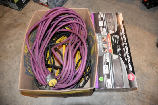 3 Extension Cords, Winter Front/ Bug Screen