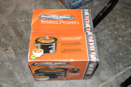 Pocker Silex Slow Cooker, 4 Quart New In Box