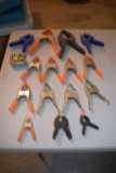 25' Tape Measure, 3 Small Clamps, 8 Pony 3202 Clamps, 4 Larger Clamps,