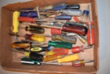 Large Assortment Of Screw Drivers, Various Brands