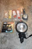 Spot Light, Daiwa Fishing Reel, Shotgun Chokes, Power Measure, 4 Chamber Locks, Magnifing Glass