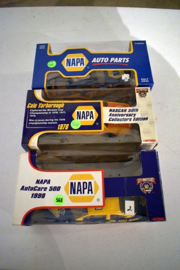 Action, No.1 Napa Auto Care 500 1998, 1998 Pontiac, 1/24th Scale With Box, Action, Cale Yarborough N