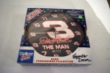 Wincraft, Dale Earnhardt No.3 The Man Wall Clock, New In Plastic