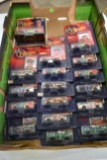 (17) Winners Circle, Nascar Cars on Card, Most With Collectors Card,