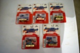 (5) Racing Champions 1995 Premier Editions Super Truck Series By Craftsman 1/64th Scale Trucks On Ca