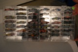 (40) 1/64th Scale Nascar Cars In Display Case