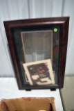 Hanging Shadow Box with Dale Earnhardt Picture, May Need Some Repair