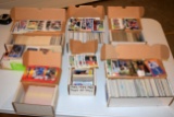 Large Assortment Of Baseball, Basketball Cards, Loose, In Boxes, Many Different Series & Sets