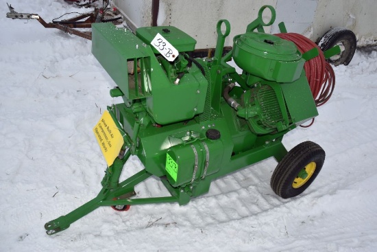 Shop Built Air Compressor, Gas Operated,  Works