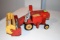 Reuhl Custom Massey Harris Self Propelled Combine, Missing Loadout Auger, 1/16 Scale, No Box