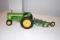 Ertl John Deere 620 With 3 Point And Mounted 4 Bottom Plow, 1/16 Scale, No Box