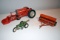 Tru Scale Tractor With Loader, Tru Scale Grain Drill, Tru Scale 2 Bottom Plow