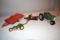 Tru Scale Single Axle Tilt Trailer, Tru Scale Rake, Tru Scale 2 Bottom Plow, Tru Scale Tractor