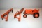 Ertl (2) Allis Chalmers 7 Bottom Plow, Allis Chalmers WD Tractor No Boxes