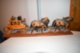 Custom Team Of Horses With Custom Wells Fargo Stagecoach