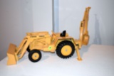Ertl Ford 755A Rubber Tire Backhoe/ Loader, 1/16 Scale, No Box