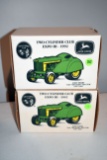 (2) Ertl 1992 Two Cylinder Club Expo, John Deere 620 Orchard Tractor, 1/16th Scale With Boxes
