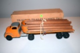 Hubley Tractor Trailer Lumber Truck, With Box But Rough