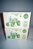 (2) Ertl 1990 Two Cylinder Club Expo, John Deere 720 High Crop Tractors, 1/16th Scale With Boxes