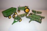 John Deere Wagon, John Deere 3 Bottom Plow, John Deere Tandem Disc, John Deere Single Disc, John Dee