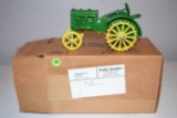 Scale Models John Deere Tractor On Steel, With Shipping Box