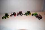 (6) Case, John Deere And Massey Ferguson Tractors