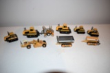 (5) CAT Tractors, Scraper, Grain Cart, Manure Wagon