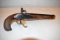 Italian Black Powder Pistol, Model 1810 .45 Caliber, With Cleaning Rods