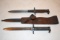 (2) Foreign Military Bayonets