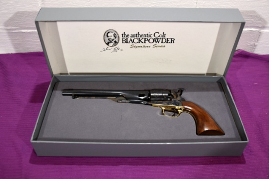 Authentic Colt Black Powder Signature Series Commemorative Revolver, Colt 1860 Army, SN: 218382, Wit