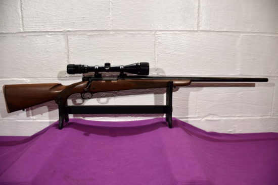 Winchester Model 70 Sporter Varmint Bolt Action Rifle, 223 Rem, Checkered Forearm and Grip, Bushnell