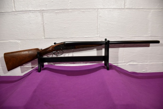 AYA-AGUIRRE And ARANZABAL Made In Spain Double Barrel Shotgun, 12 Guage, Double Trigger, Heavy Engra