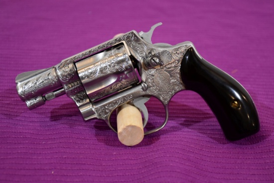 Smith And Wesson Model 60 Revolver, 38 S&W Special, Heavy Engraving, SN: R309083, 2" Barrel