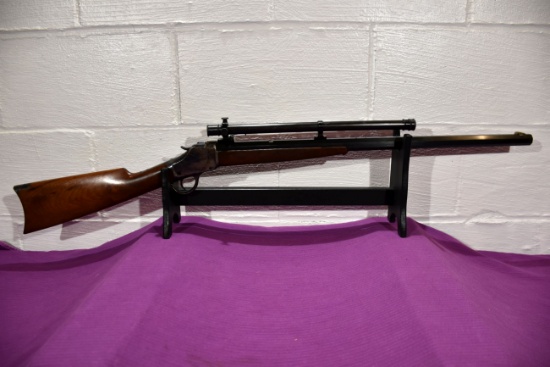Winchester 1885 High Wall Single Shot Rifle, 25-20 WCF, 26" Octagon Barrel, Winchester A5 Scope