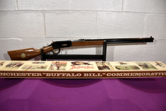 Winchester Model 94 Lever Action Buffalo Bill Commemorative, 30-30 Win, 26" Octagon Barrel, With Box
