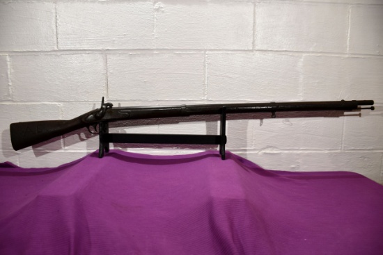 US N.Starr Mid Ten Conn 1836, Black Powder Rifle, Exposed Hammer