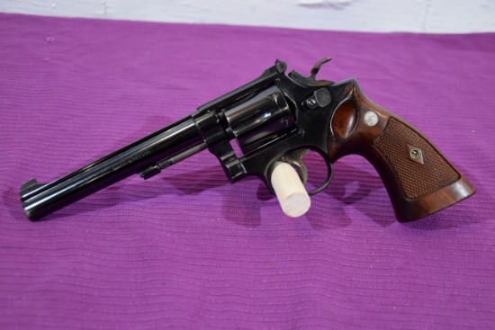 Smith And Wesson Model 17-1 Revolver, 22LR, 6" Barrel, SN: K435776