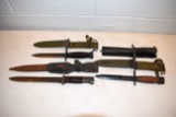 (4) Military Bayonets , One Is Stamped CCI