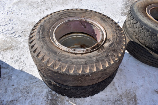 Pair Of 10.00x20 Tires with Rims