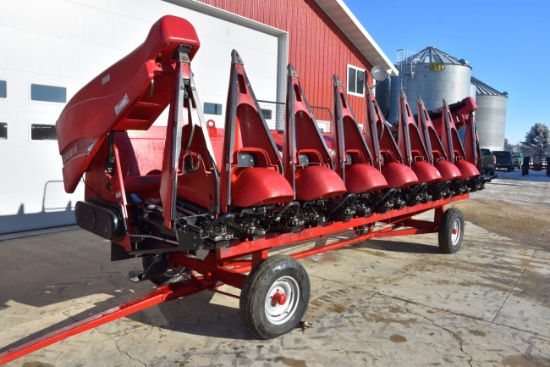 2012 Case IH 2608 Corn Head (New Style Throat For New Combines) New Chopping Knives, Knife Rolls, St