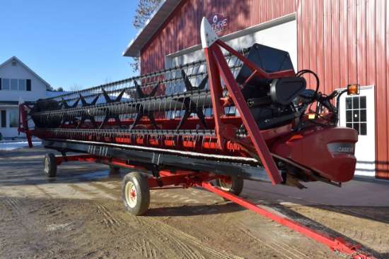 Case IH 2020 Bean Head, 35’, Dual PTO, 3” Cut, Stone Guard, Full Finger Auger, SN:CBJ041596