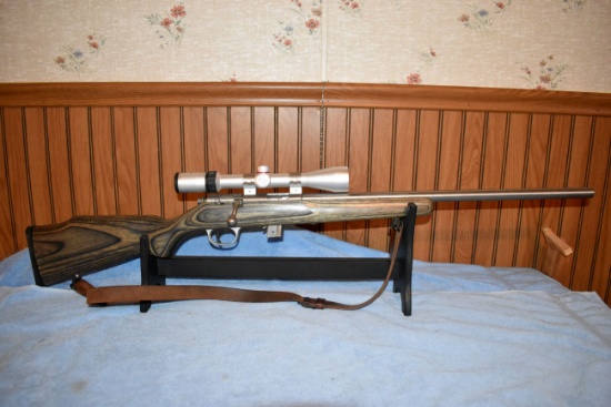 Marlin Model 917M2S, .17 Cal. Mach 2, Bolt Action, Magazine, Stainless Barrel, Sling, Simmons 3x9x40