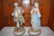 2 Victorian Style Porcelain Figurines, 14