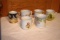 Assortment Of (6) Porcelain Shaving Mugs, Germany