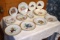 Porcelain Children's Plates, Children's Bowls, Bird Plates, (13) Items Total